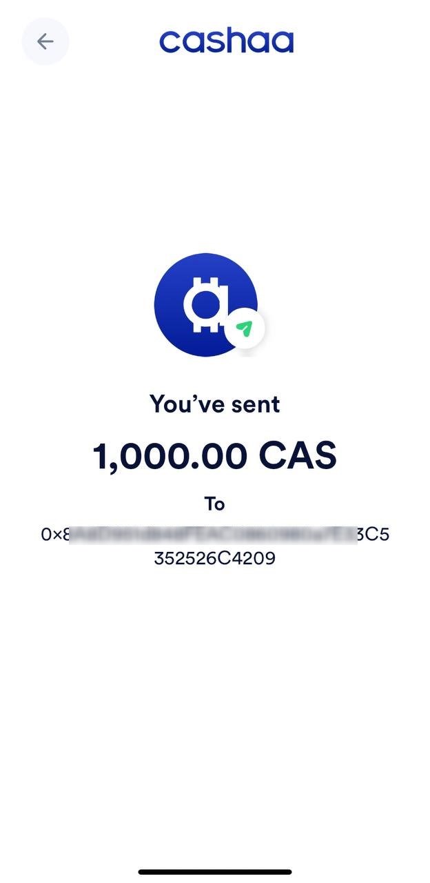 Screenshot for step 8: How to Withdraw Cryptocurrency from Cashaa