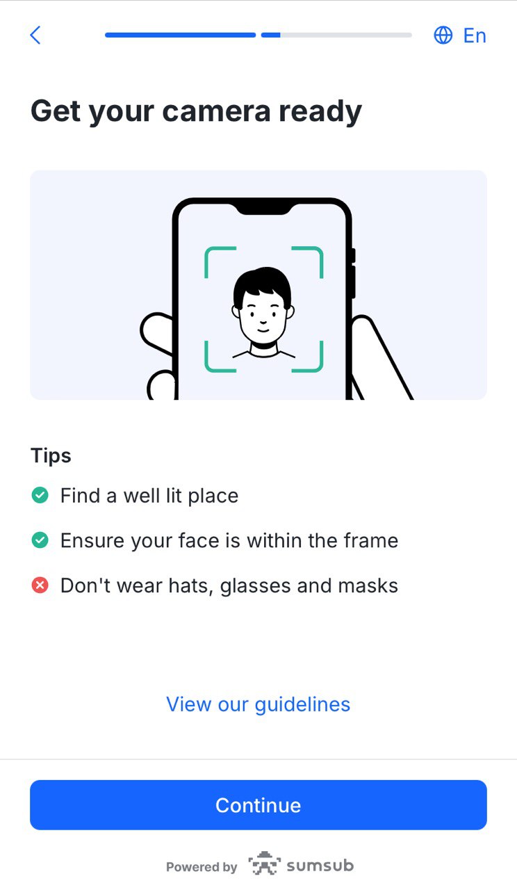 Screenshot for step 9: How to Complete your KYC Verification on Cashaa