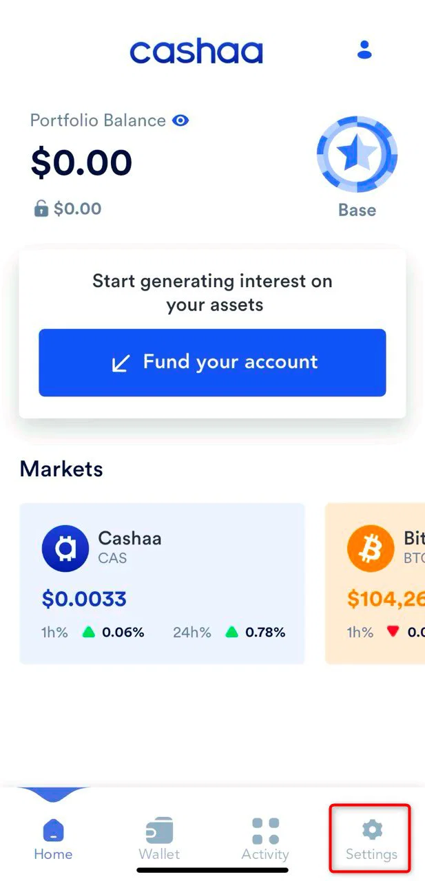 Screenshot for step 5: A Quick Overview of the Cashaa App Dashboard